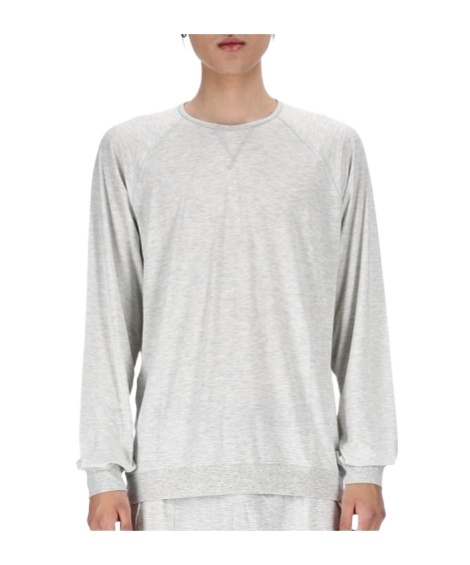 PAUL SMITH LONG-SLEEVED MÉLANGE PYJAMA TOP