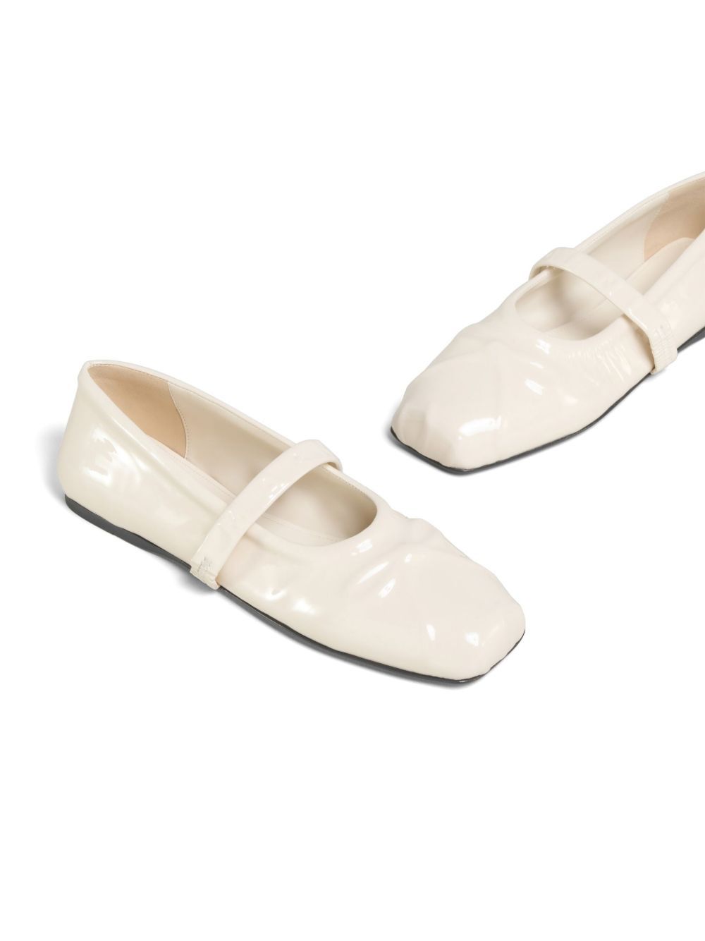 Marni Patent-leather Ballerina Shoes