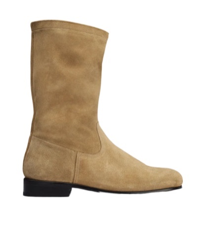 Lemaire Beige Soft Workwear Boots In Kraft Beige
