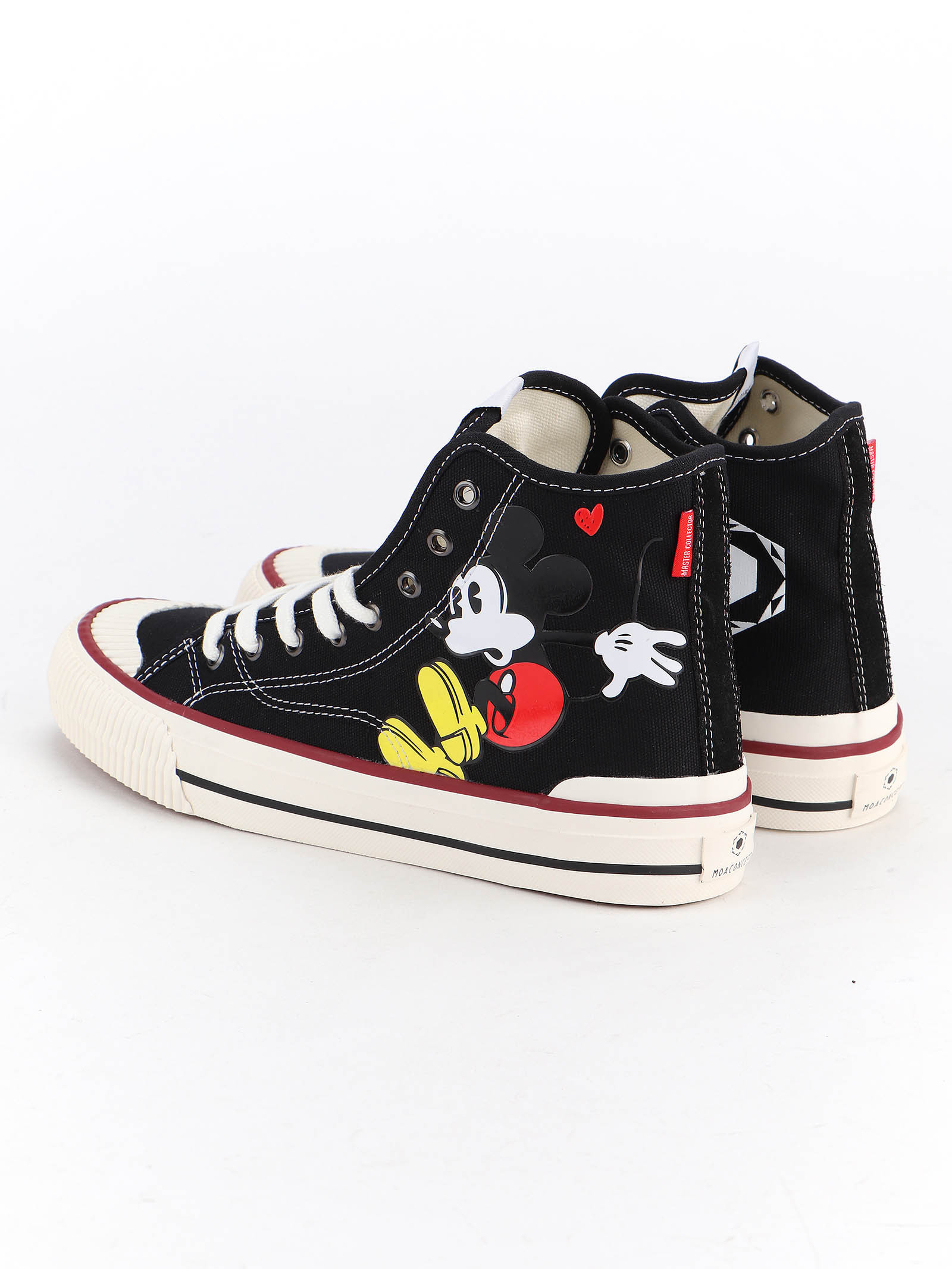 Moa Master Of Arts Master Collector High-top Mickey Mouse In Black