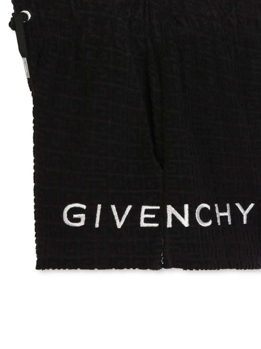 Givenchy 4g-jacquard Terry Shorts In Black