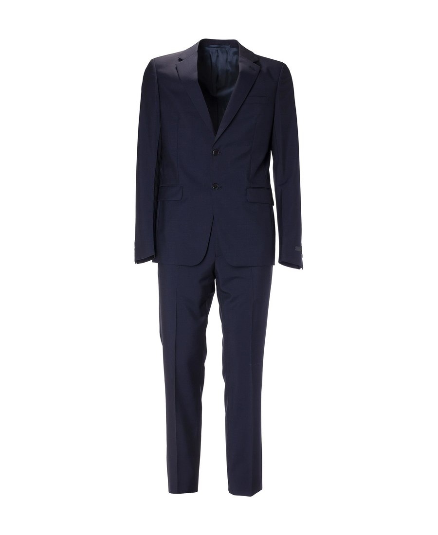 Prada Slim Fit Two Piece Suit In Blue