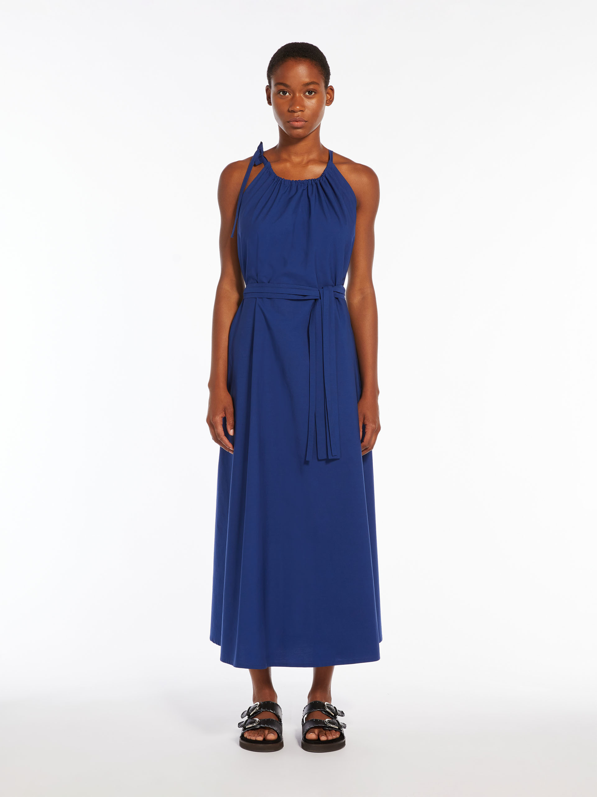 Weekend Max Mara Wear A Strap Dress In Blue