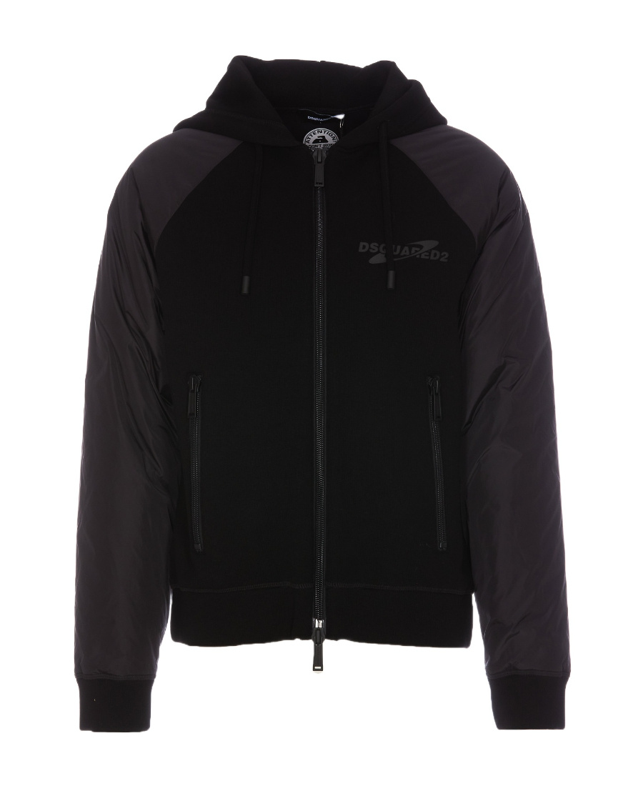 Dsquared2 Ibra Black On Black Hoodie In Black