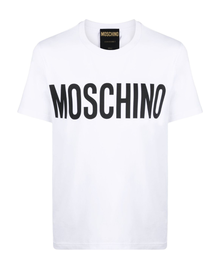 Moschino Crew Neck Short Sleeves T-shirts In White