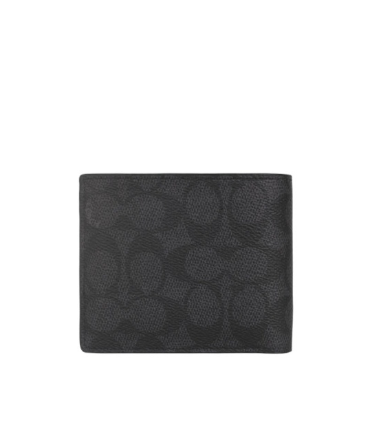 Coach Logo Wallet In Black