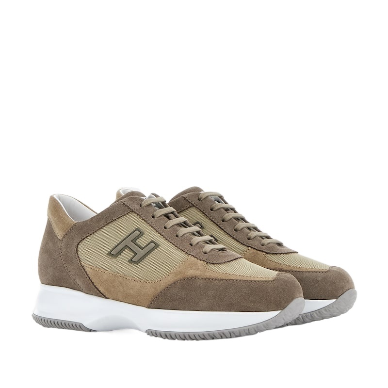 Hogan Round Head Low-cut Casual Shoes In Multicolor