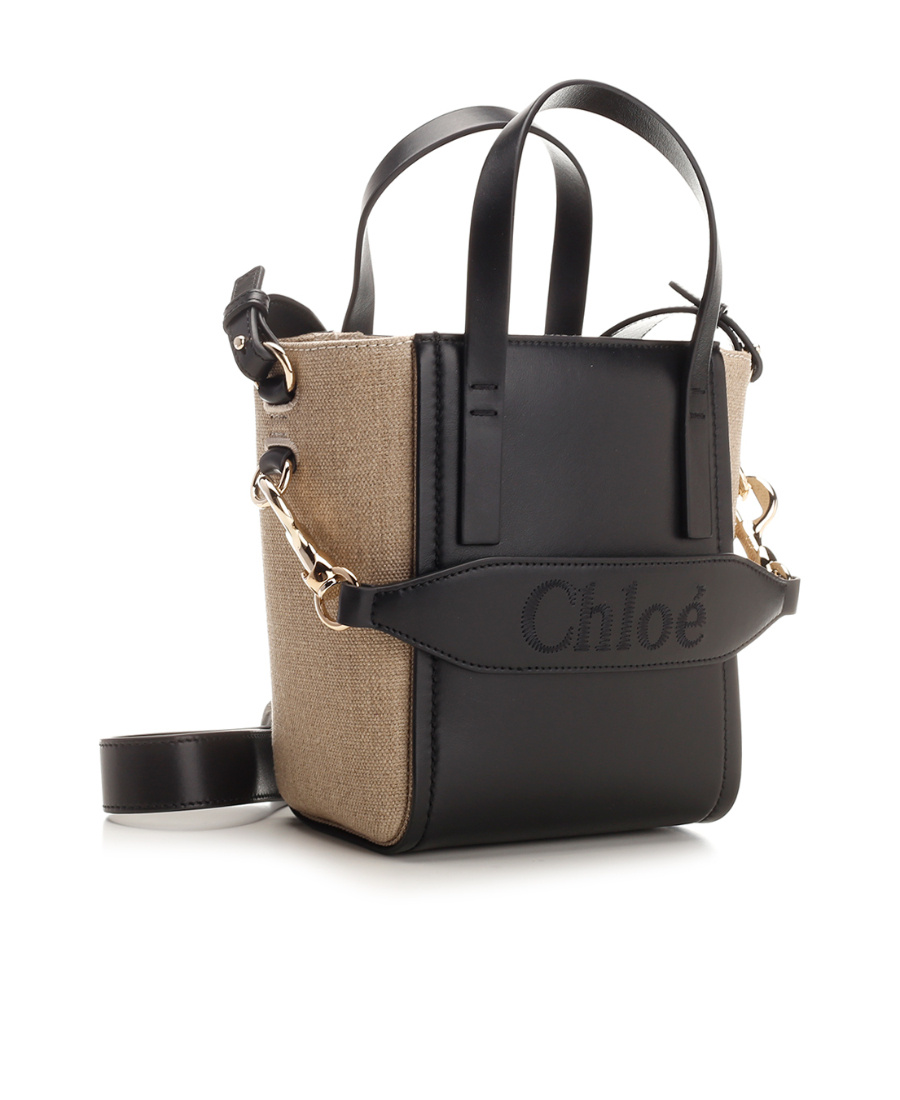 CHLOÉ SMALL CHLOÉ SENSE PANELLED TOTE BAG