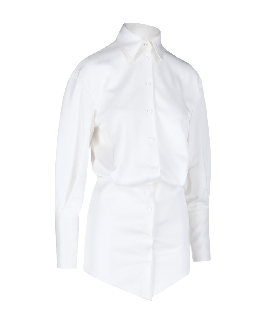 Attico Asymmetric-design Mini Dress In White
