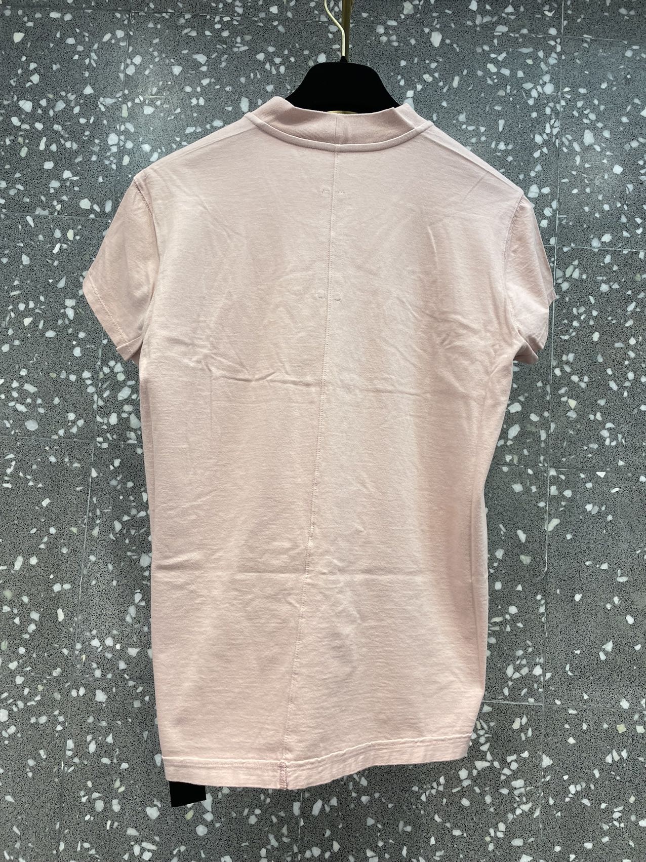 Rick Owens Drkshdw Round-necked T-shirt In Pink