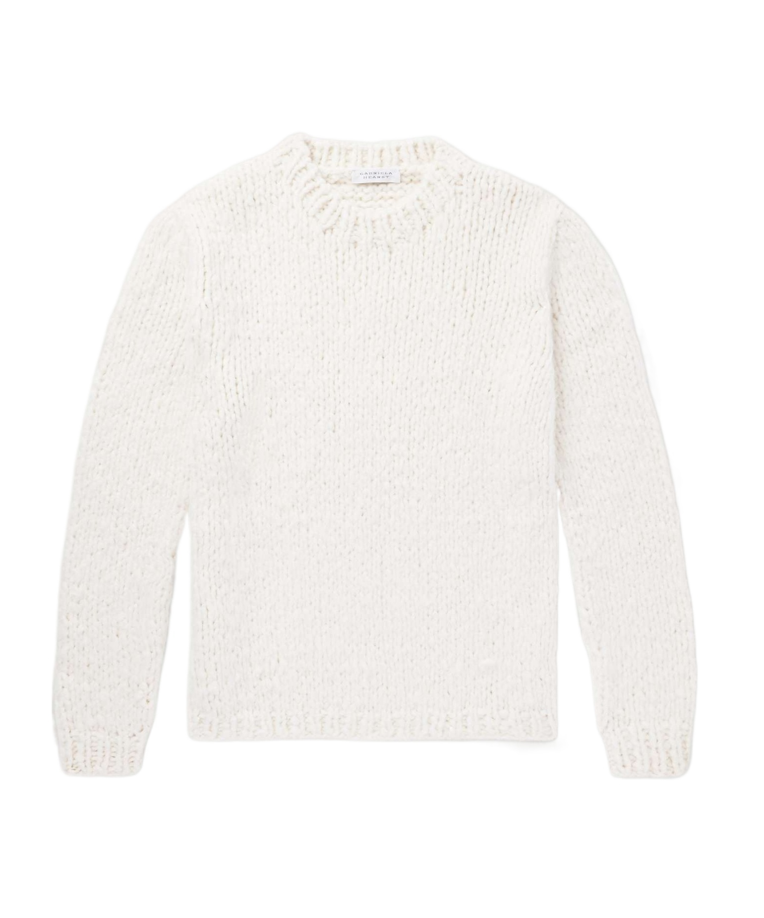 Gabriela Hearst Long Sleeve Sweater In White