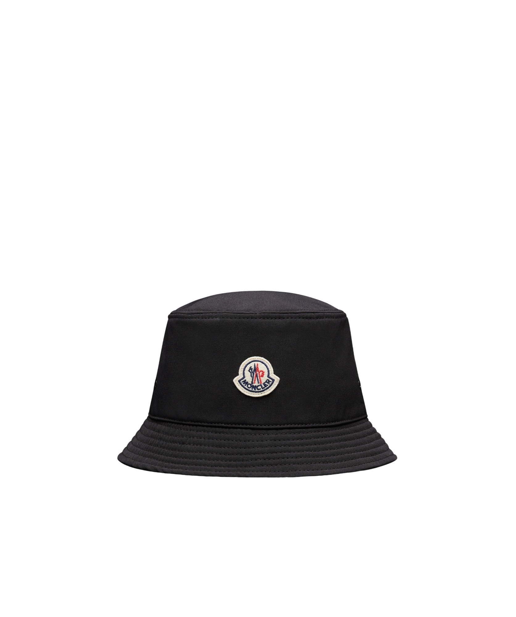 Moncler Logo-patch Bucket Hat In Black
