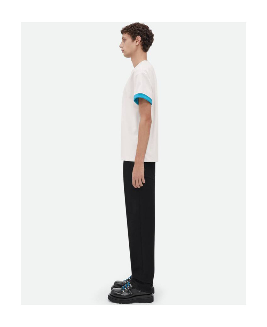Bottega Veneta Double Plain Knitted T-shirt In White