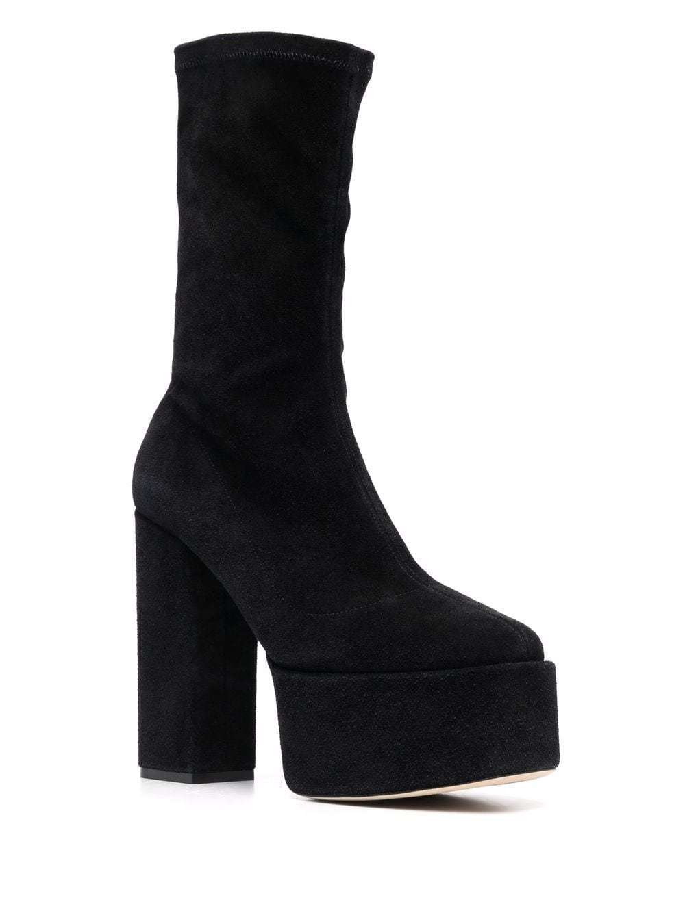 Paris Texas Lexy Platform Ankle Boots In Black