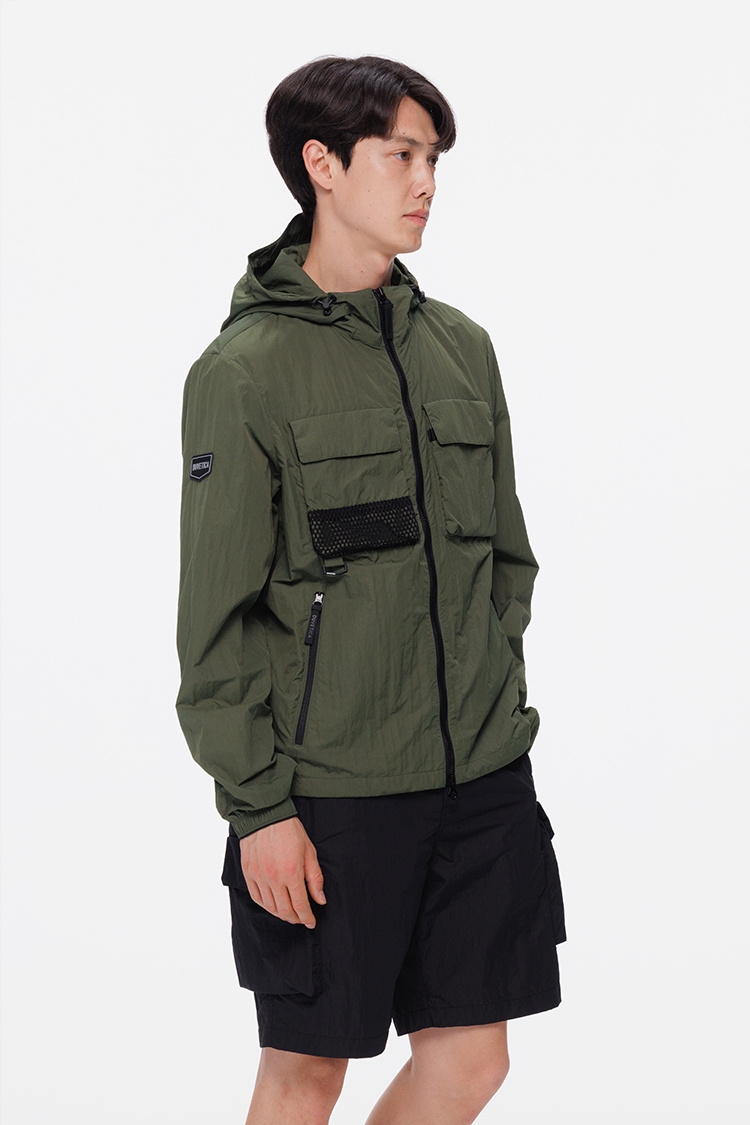 Duvetica Hooded Casual Jacket In Green