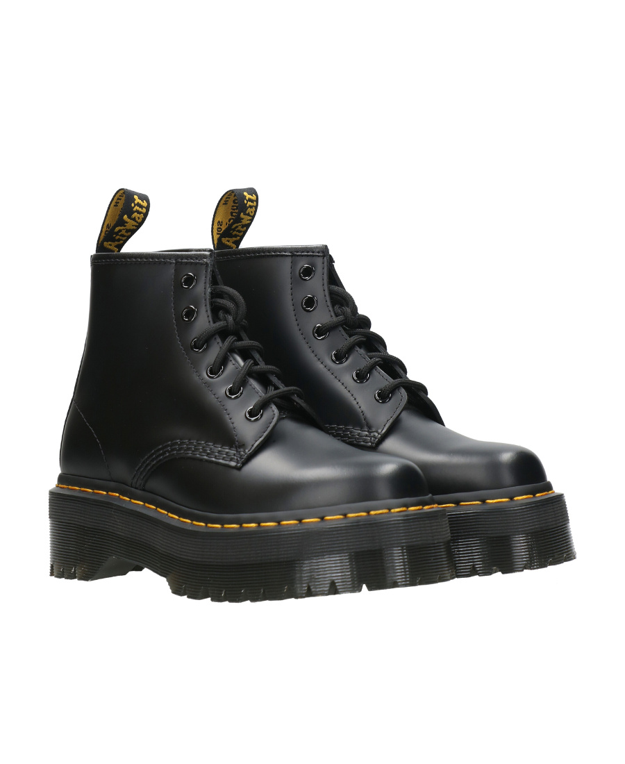 Dr. Martens Logo Lace Up Boots In Multi