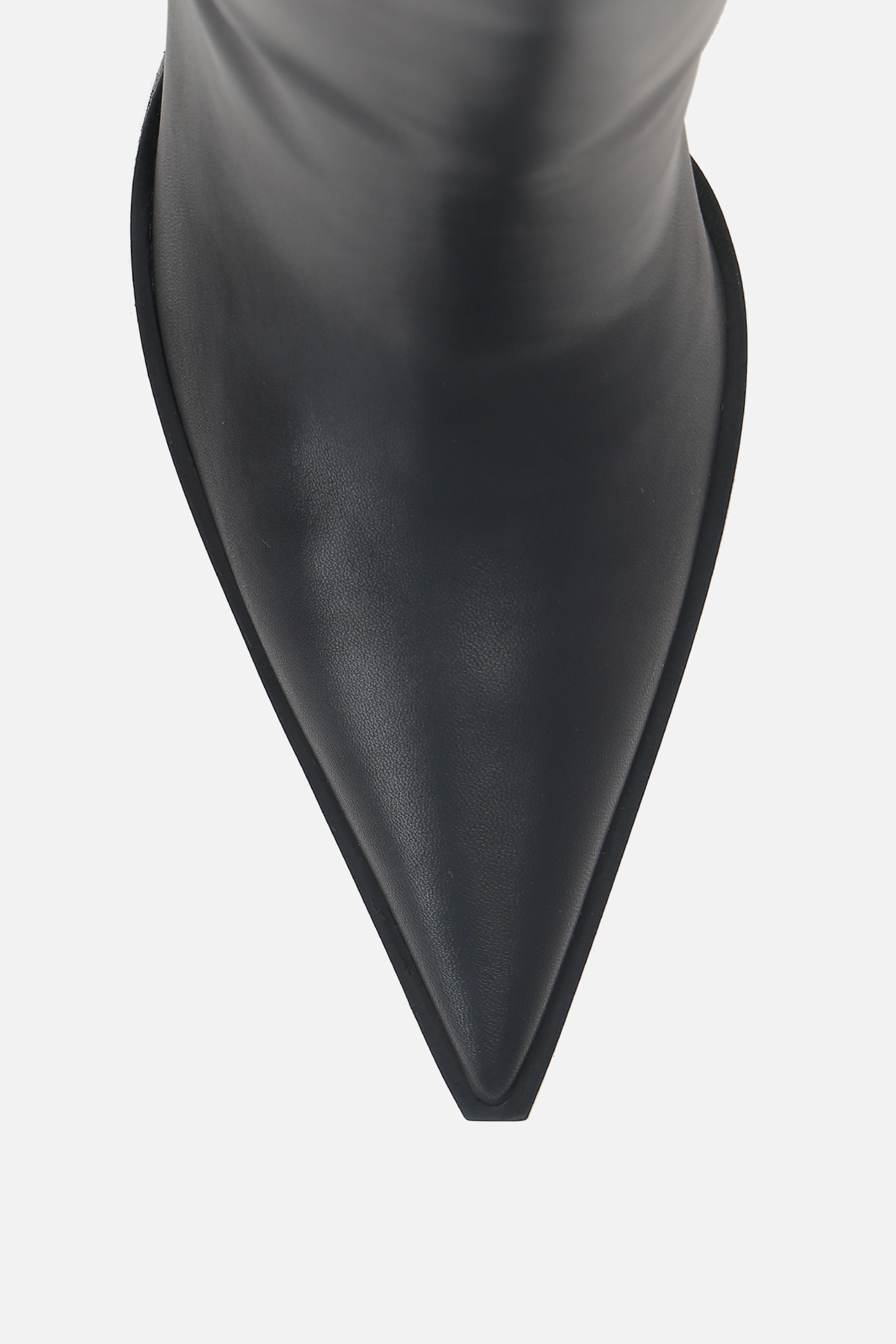 Sergio Rossi Sr Thalestris 95mm Leather Boots In Black