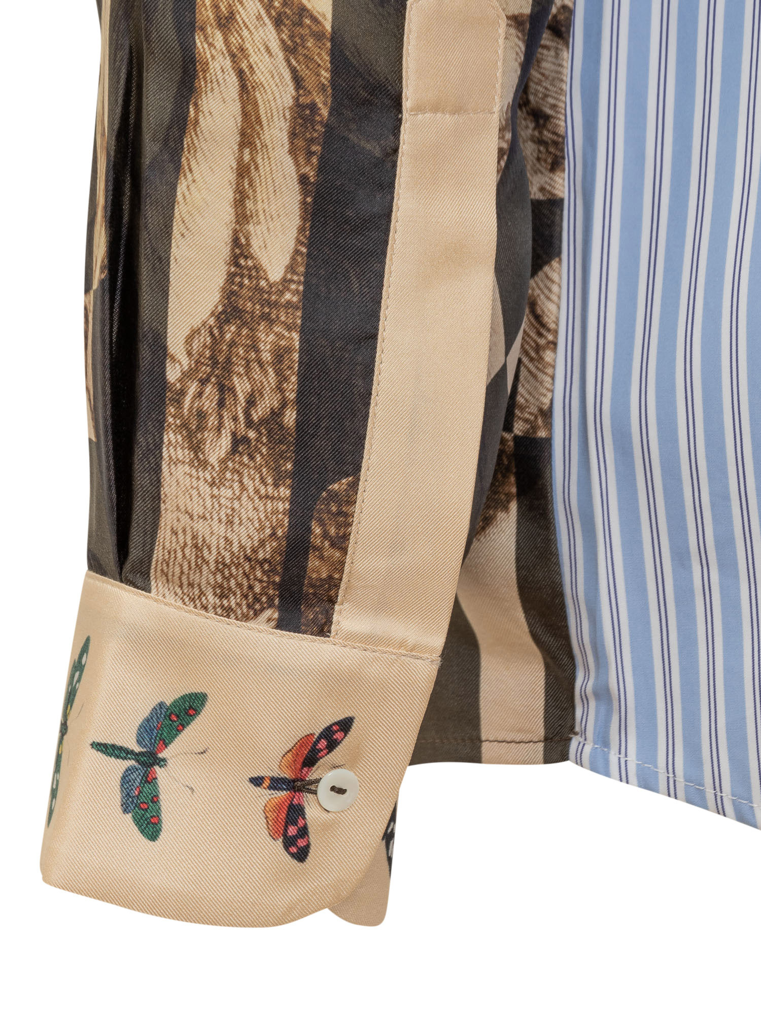 Pierre-louis Mascia Pierre Louis Mascia Cotton And Silk Shirt In Multicolor