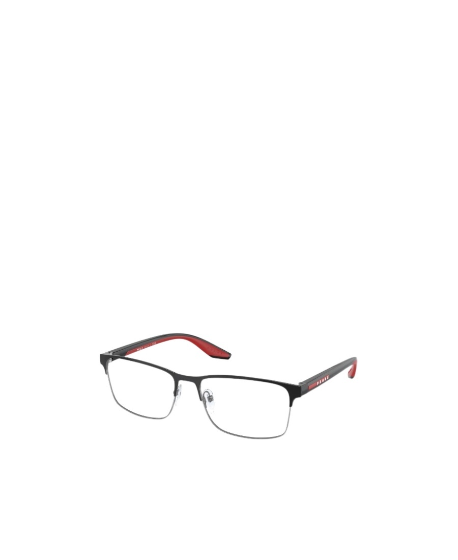 Prada Logo-plaque Square-frame Glasses In Multicolor