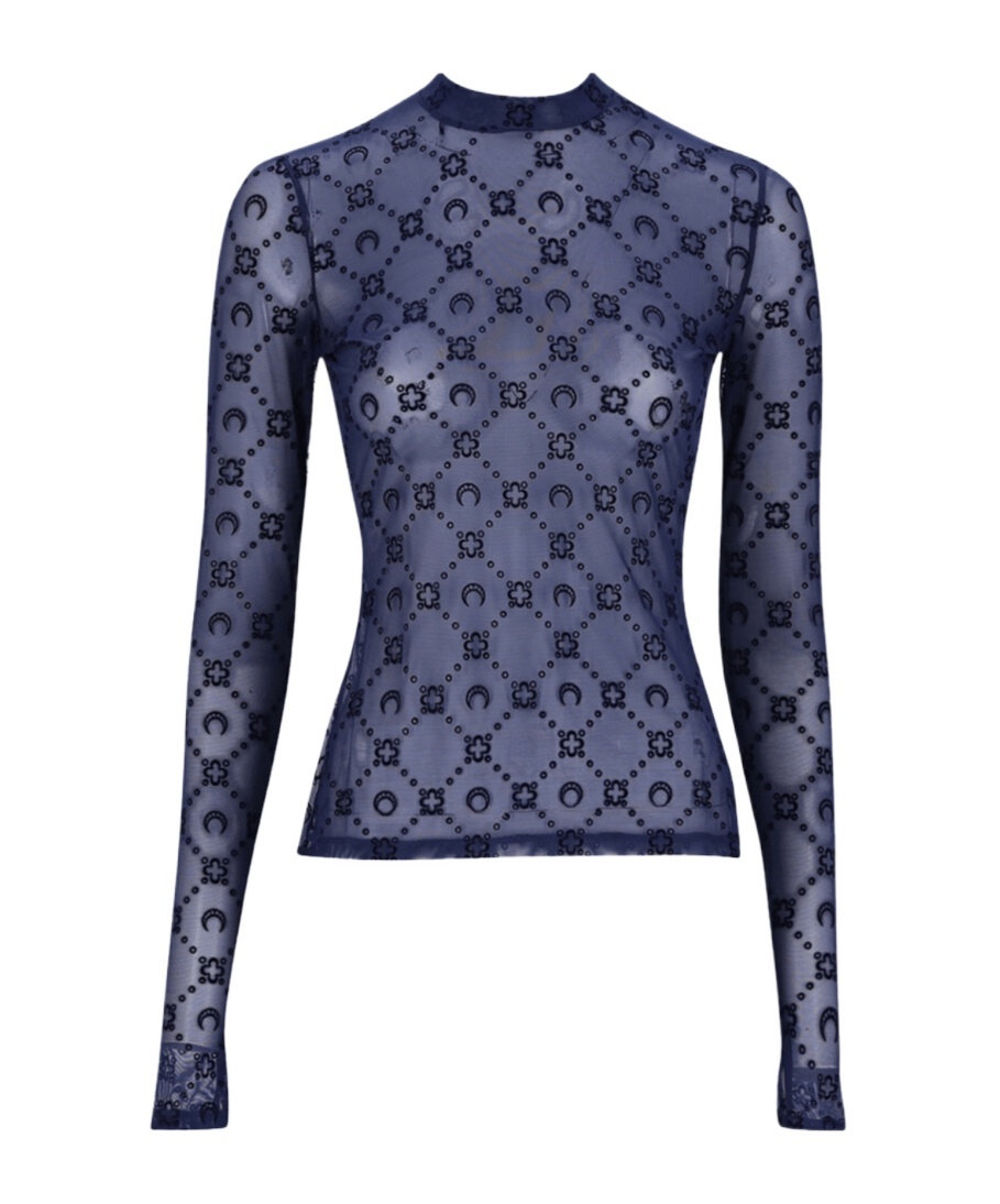 Marine Serre Long-sleeved Top In Multicolor
