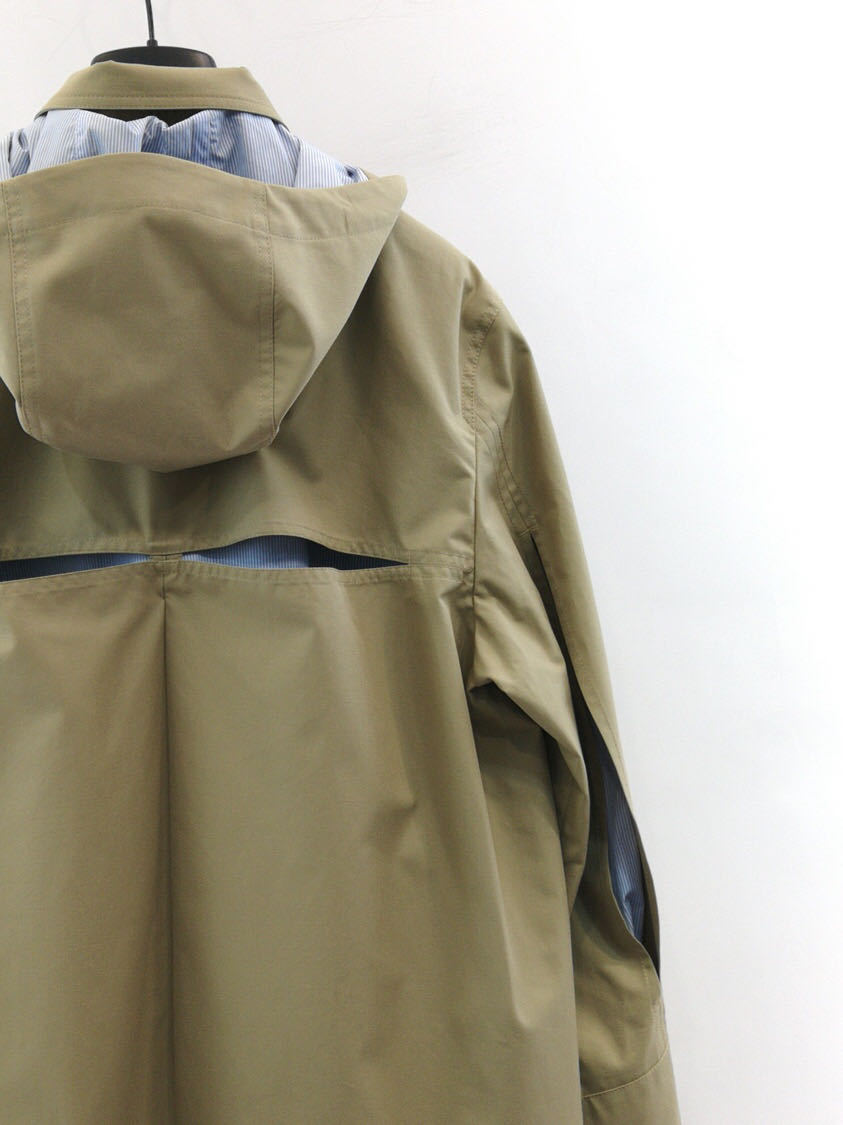 Loewe Hooded Parka In Gray