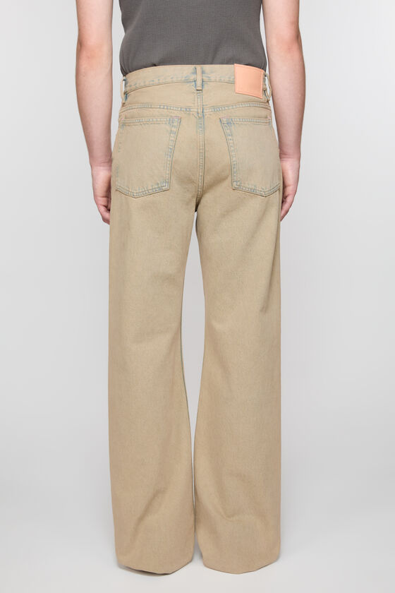 Acne Studios 1991 Toj Straight Denim Jean In 14l Light Sand