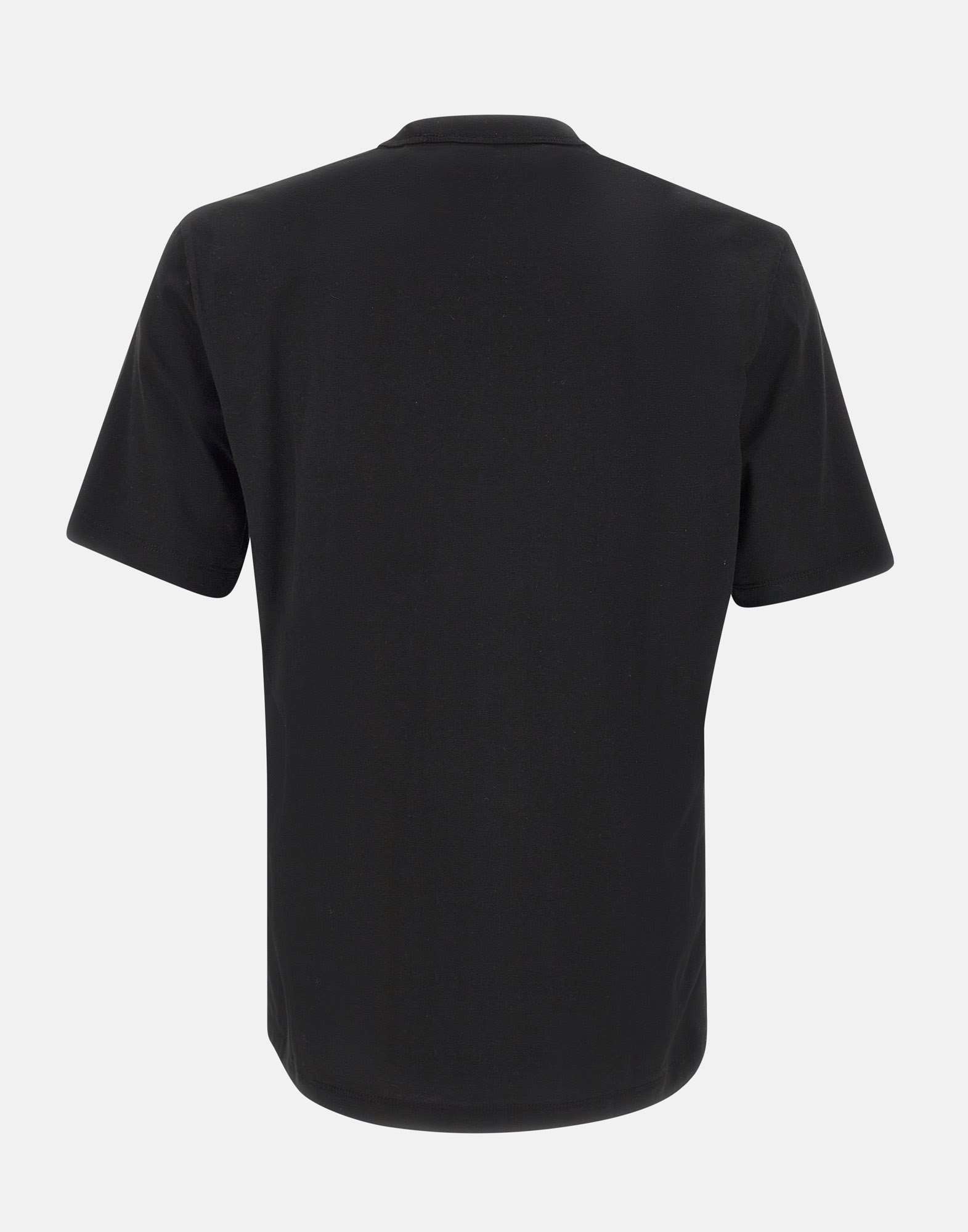 Hugo Boss Crew Neck Cotton T-shirt With Short Sleeves In Black