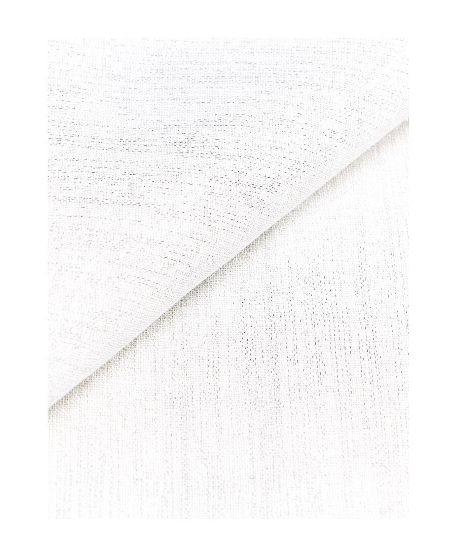 Brunello Cucinelli Metallic Frayed Scarf In White