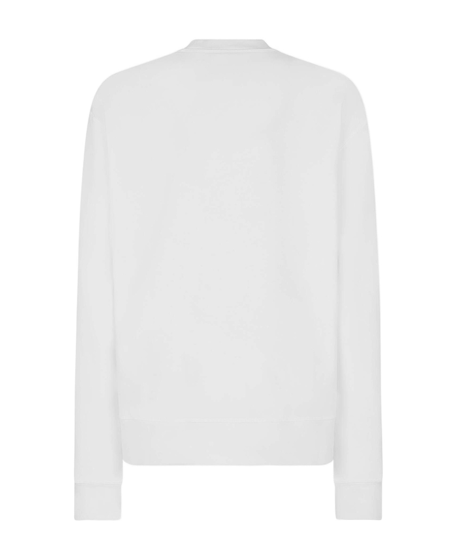 Dsquared2 Logo-print Cotton Sweatshirt In White