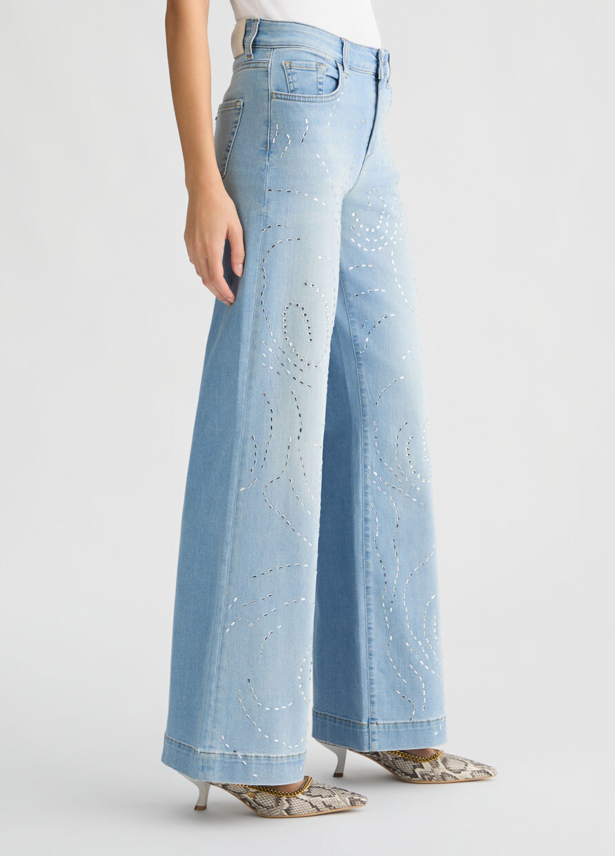 Liu •jo Flared Jeans With Studs