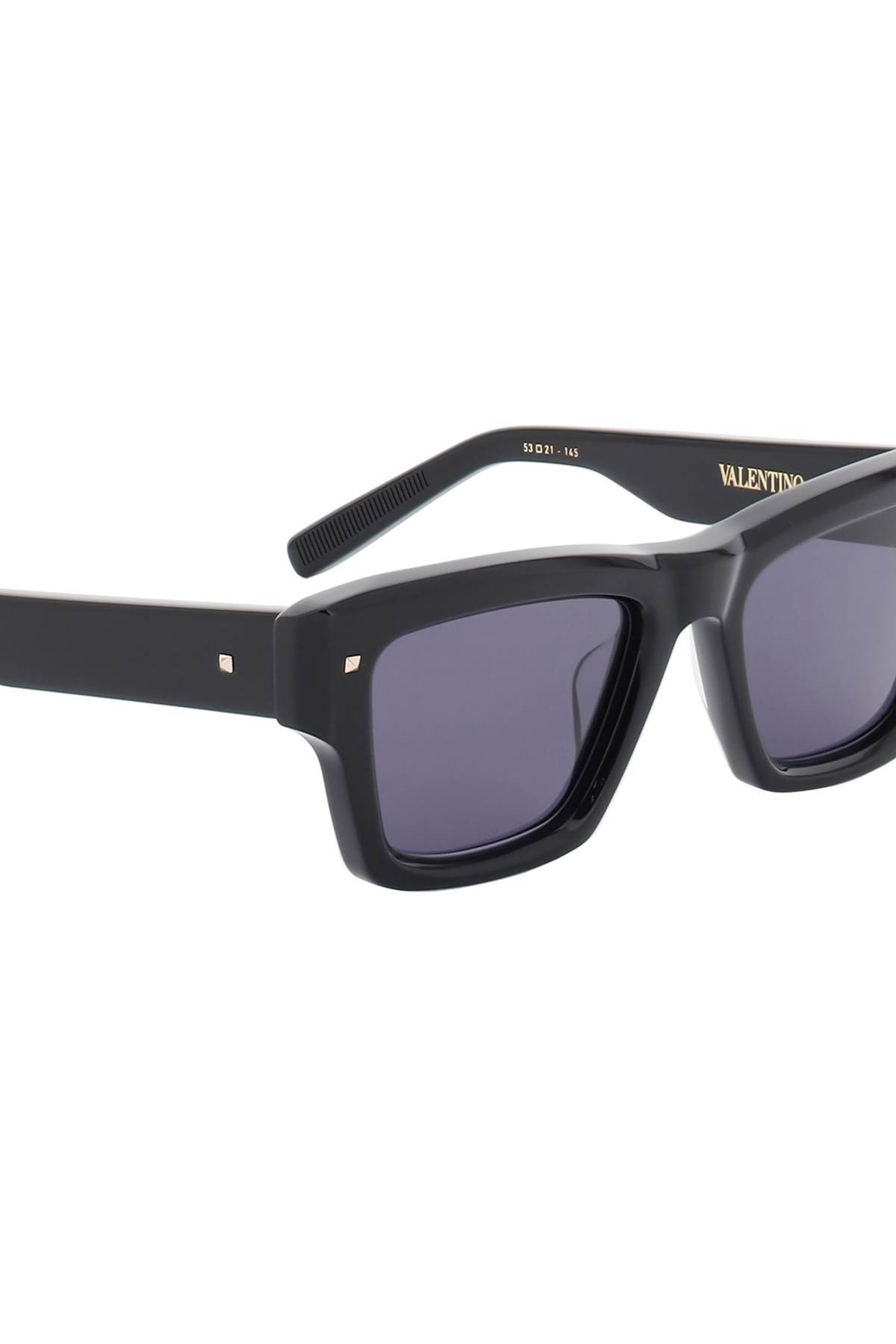 Valentino Eyewear Square Frame Sunglasses In Purple