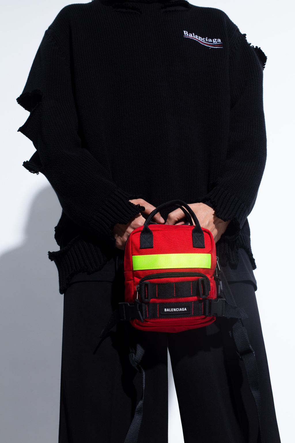 Balenciaga Xs Fire Backpack In Black | ModeSens