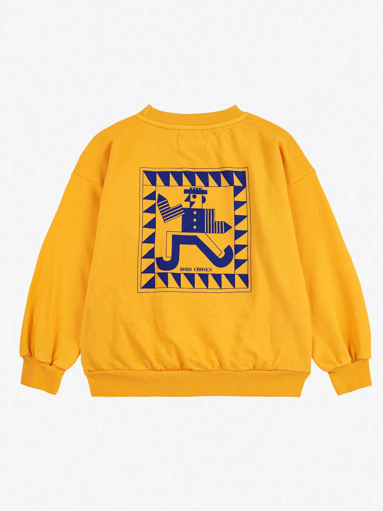 Bobo Choses Crew Neck Sweatshirt In Yellow