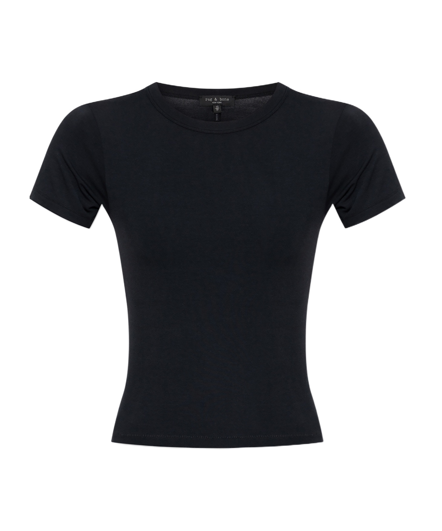 Rag & Bone Short-sleeved T-shirt In Black