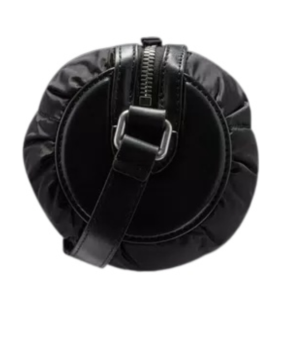 Moncler Keoni Logo Patch Padded Crossbody Bag In Black