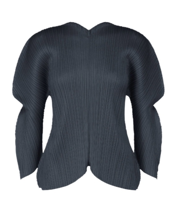 Issey Miyake Wormhole Blouse In Black