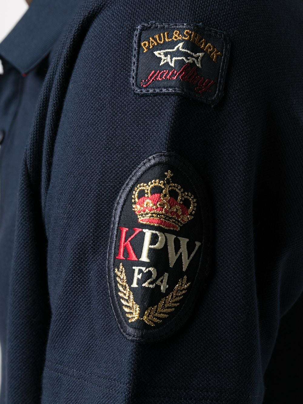 PAUL & SHARK LOGO PATCH POLO SHIRT