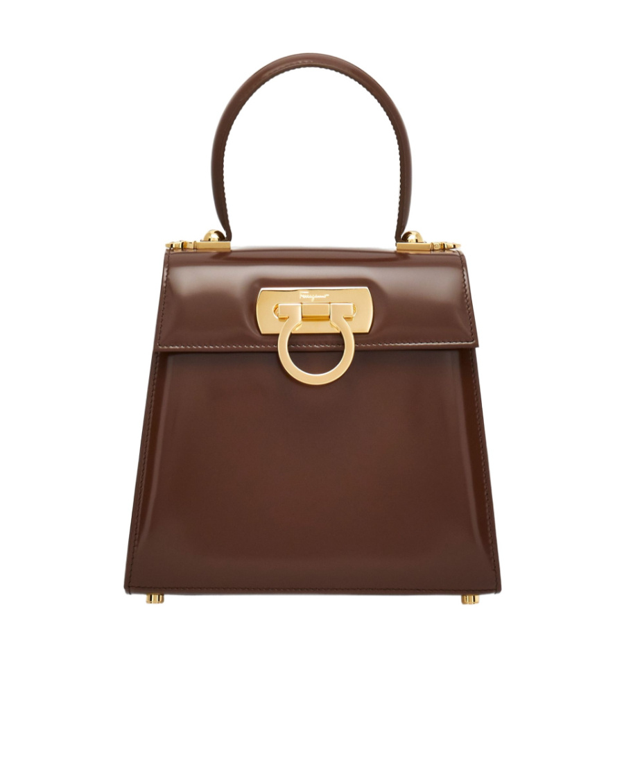 FERRAGAMO SALVATORE FERRAGAMO ICONIC TOP HANDLE BAG