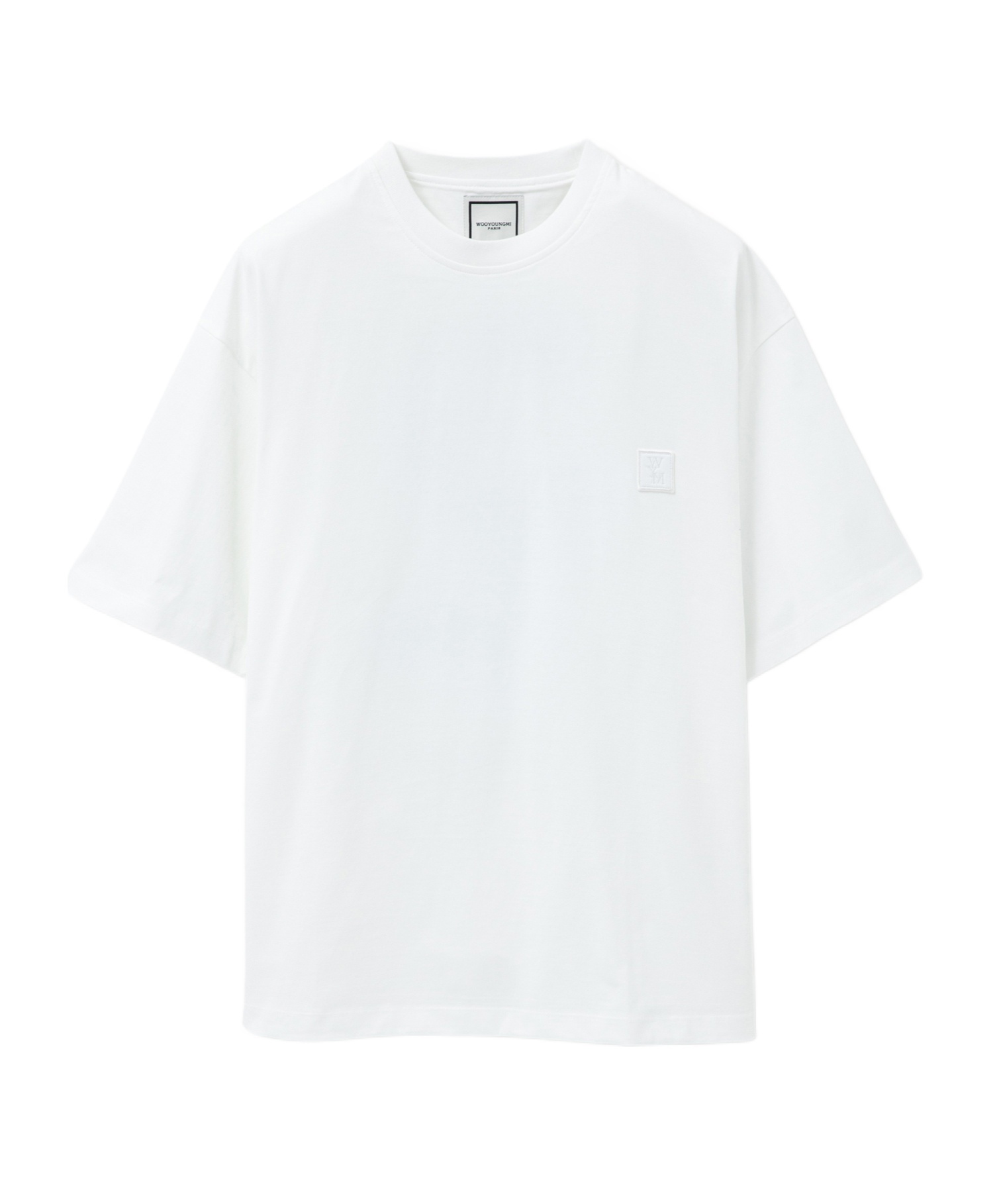 Wooyoungmi Off-white Flower Back Logo T-shirt In White