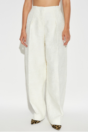 Jacquemus Pocket Casual Pants In White