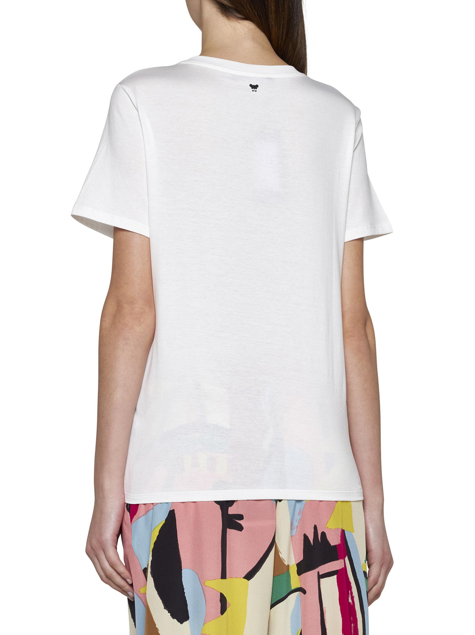 Weekend Max Mara Short-sleeved T-shirt In White