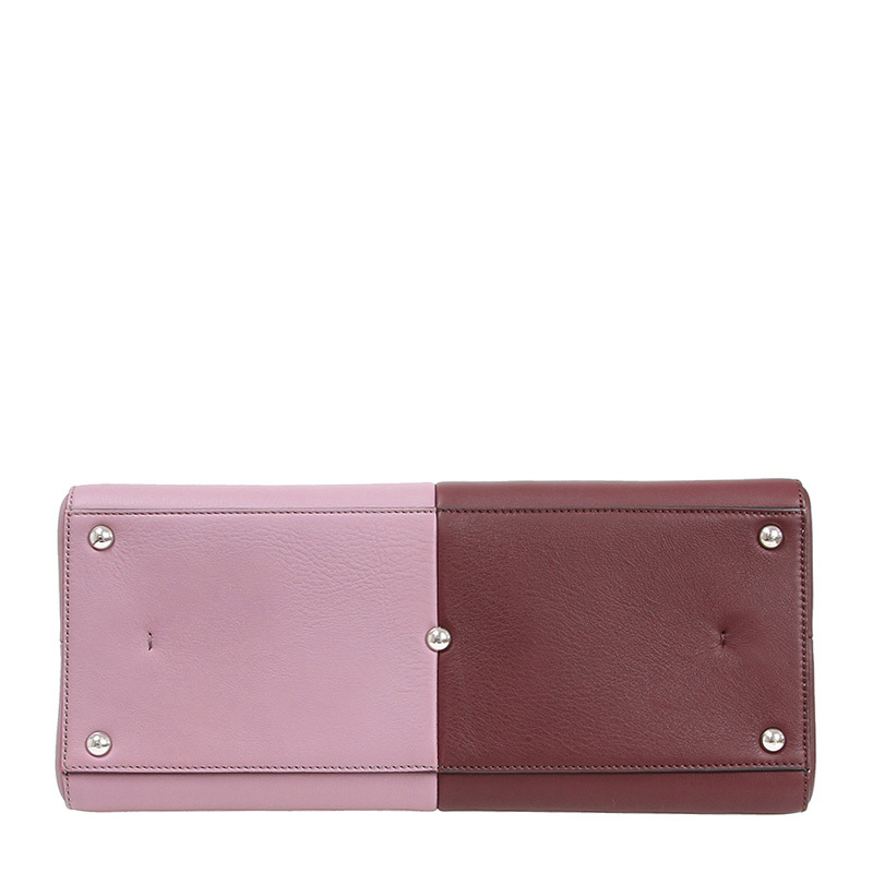 FENDI SPLICED LOGO HANDBAG