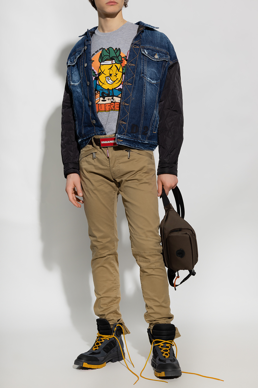 Dsquared2 Graphic Print T-shirt In White