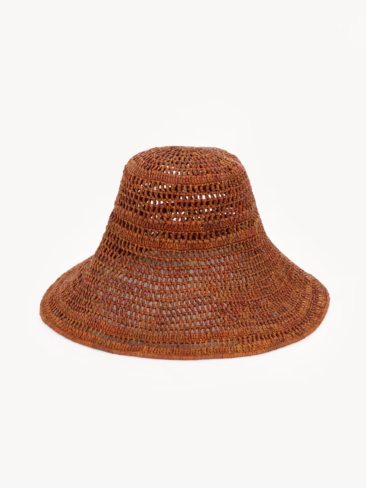 Chloé The Chloe Raffia Capeline Hat In Brown