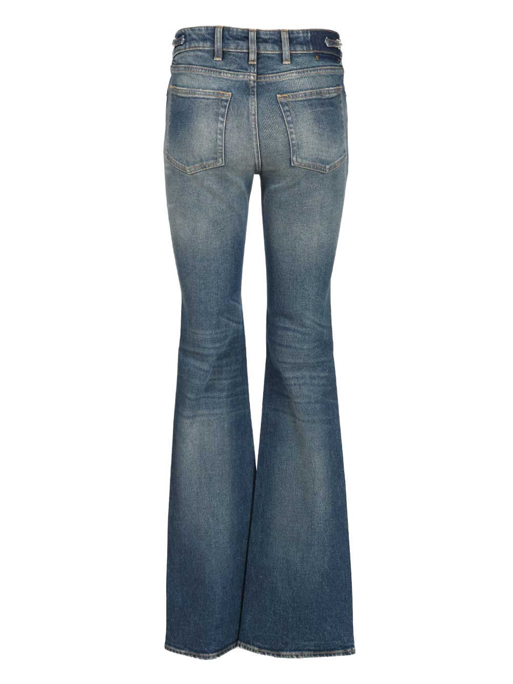 Golden Goose Deluxe Brand Bootcut Jeans In Blue