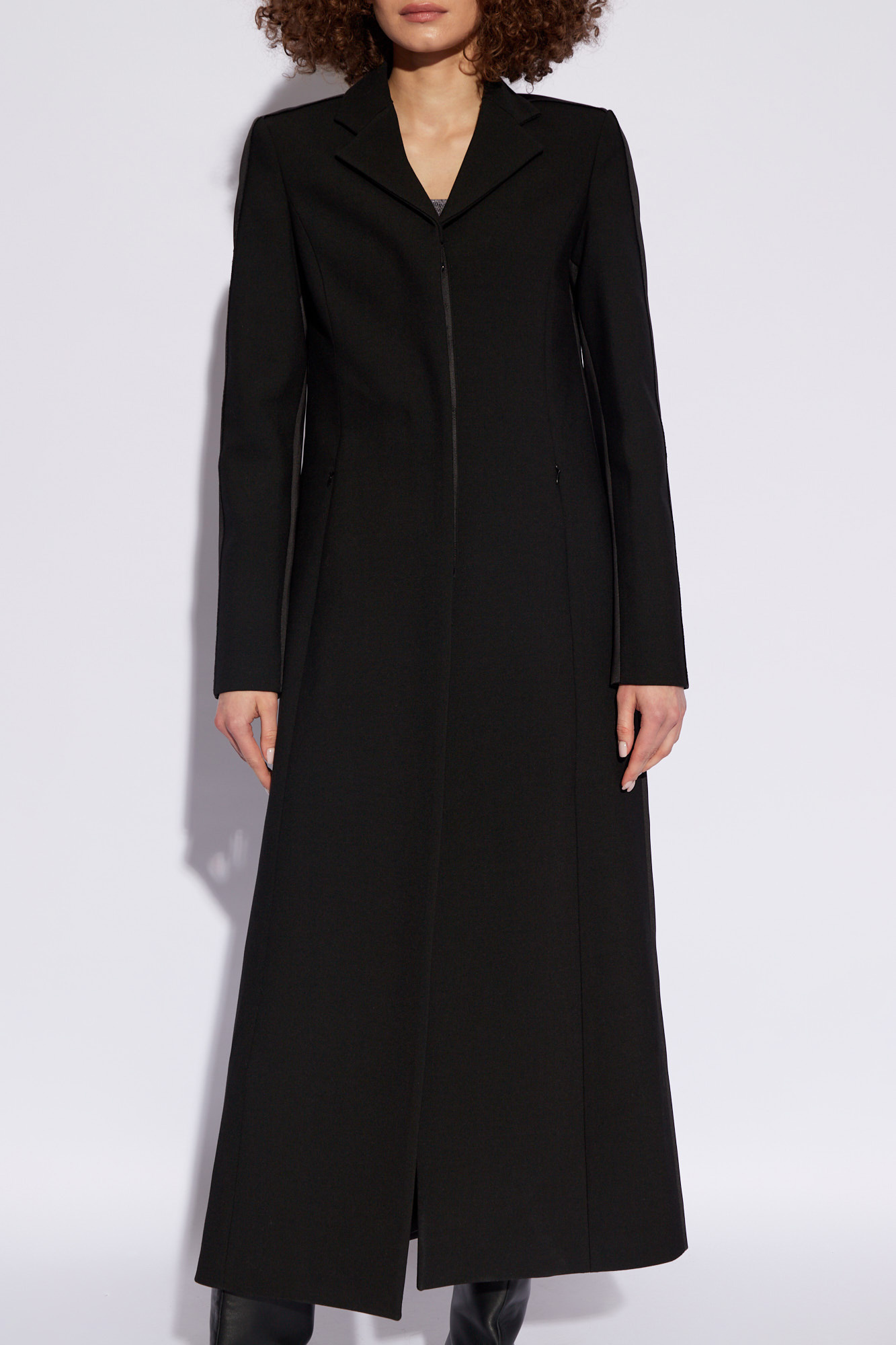 Diesel G-fine Single-breasted Coat In Black