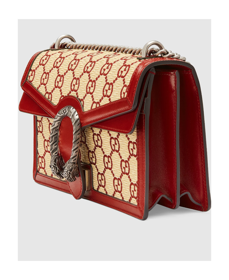 Gucci Small Dionysus Gg Canvas Shoulder Bag In Nude