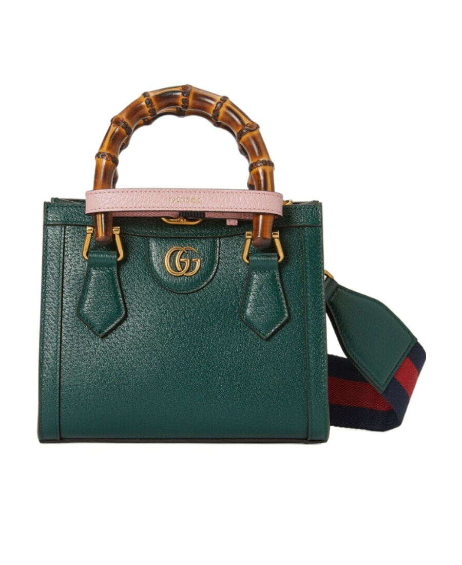 Gucci Mini Diana Tote Bag In Green