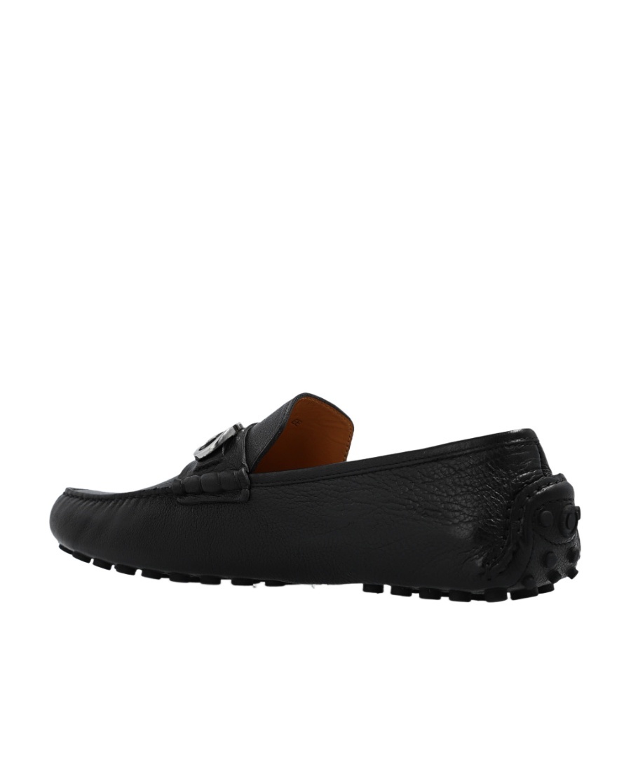 FERRAGAMO SALVATORE FERRAGAMO GRAZIOSO LOGO PLAQUE LOAFERS