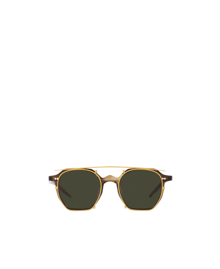 Oliver Peoples Logo Sunglasses In Brown